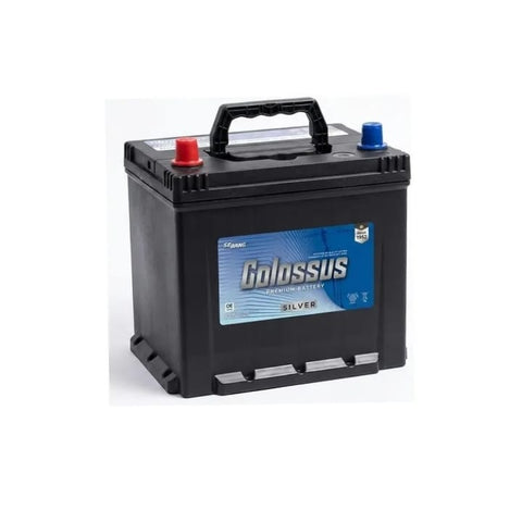 Batería Colossus 55D23R 60 Ah 450 CCA · Positivo izquierda