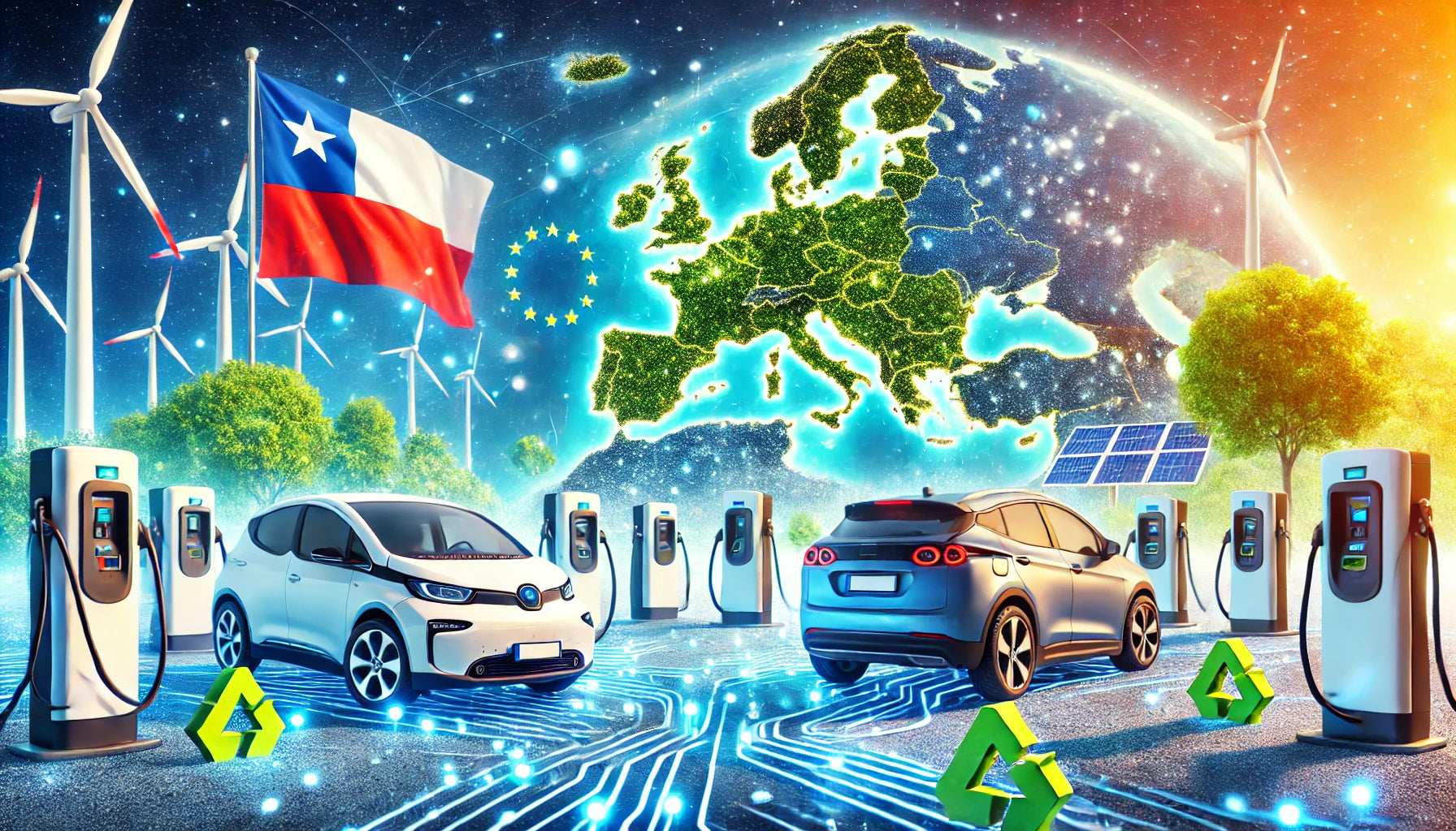 Desafíos de Chile en la Movilidad Eléctrica: Comparación con Europa