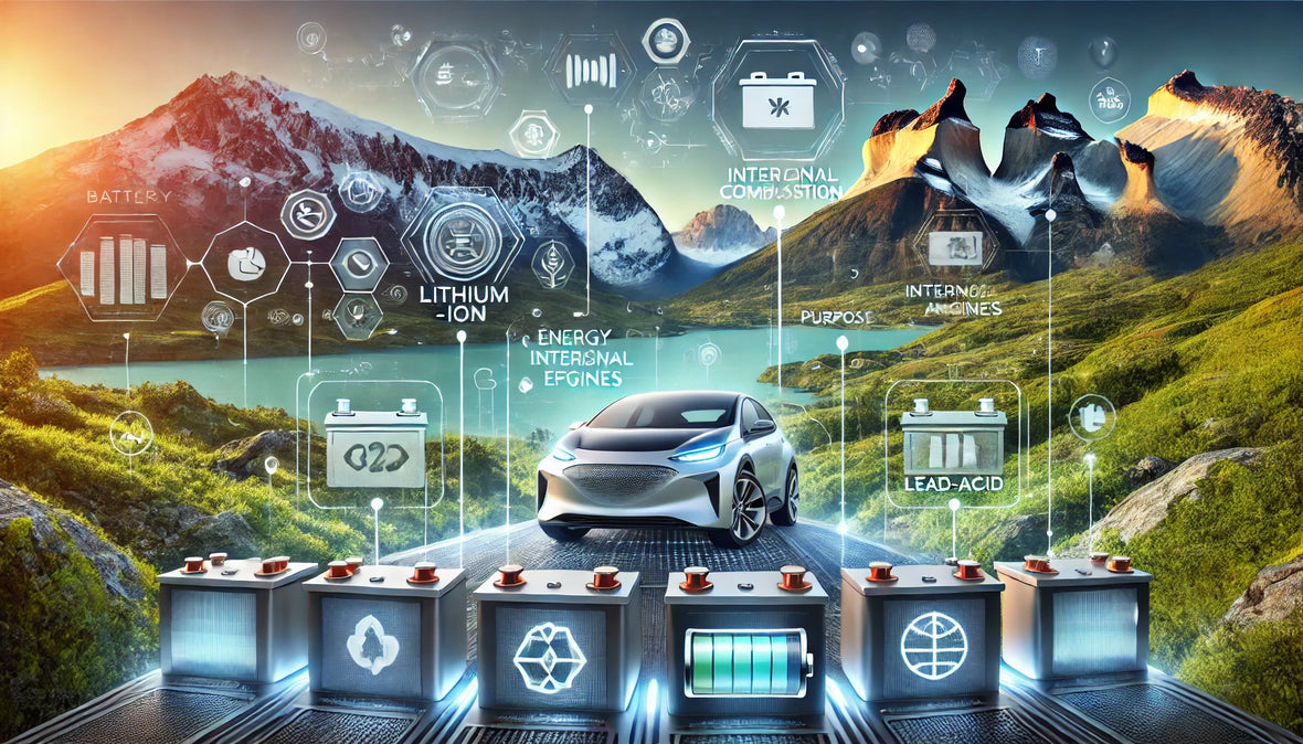 Baterías para Autos Eléctricos vs. Baterías para Autos de Combustión