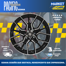 Llanta set de 4 Ozaka Bm aro 15 4X100/4X114-3