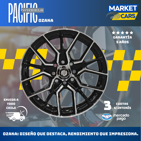 Llanta set de 4 Ozaka Bm aro 15 4X100/4X114