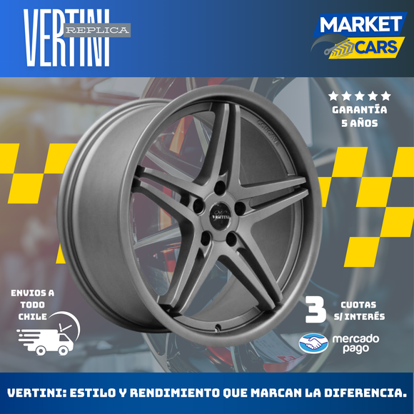 Llanta set de 4 Vertini aro 19 5X114