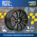 Llanta set de 4 Ff2 Mb aro 15 4X100/4X114-2