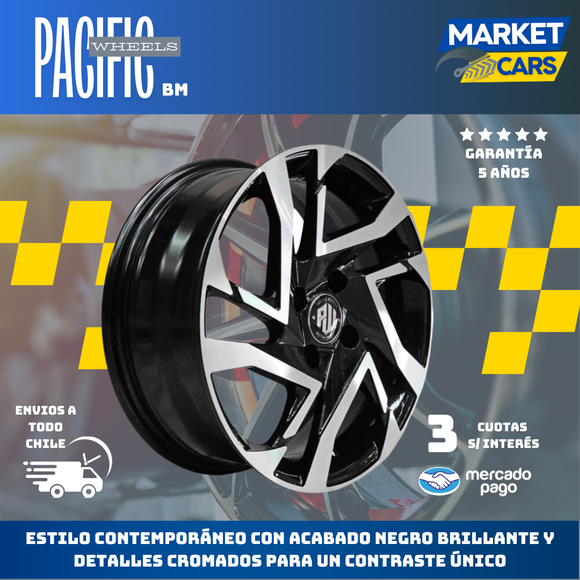 Llanta set de 4 Morning Bm aro 15 4X100