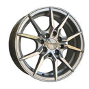Llanta VENENO 14x5.5, Plateado mecanizado, vista 1
