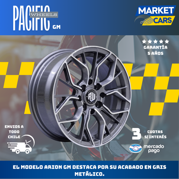 Llanta set de 4 Arion Gm Aro 13 4X100/4X114