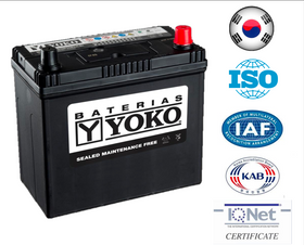 Bateria Yoko 45Ah Nx100-s6ls cca 430 ( - + )