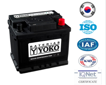 Bateria Yoko 45Ah 54321 cca 460 ( - + )