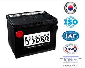 Bateria Yoko 60Ah 75-550 cca 550 ( + - )