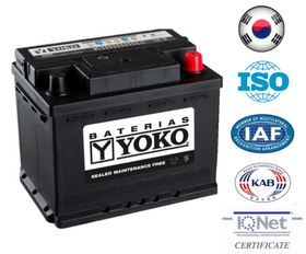 Bateria Yoko 62Ah 56219 cca 550 ( - + )