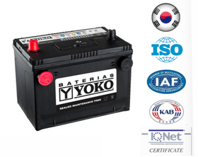 Bateria Yoko 75Ah 78dt-760 cca 750 ( + - )