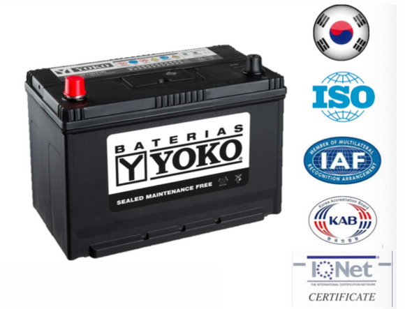 Bateria Yoko 80Ah Nx120-7 cca 670 ( + - )