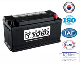 Bateria Yoko 100Ah 60044 cca 840 ( - + )