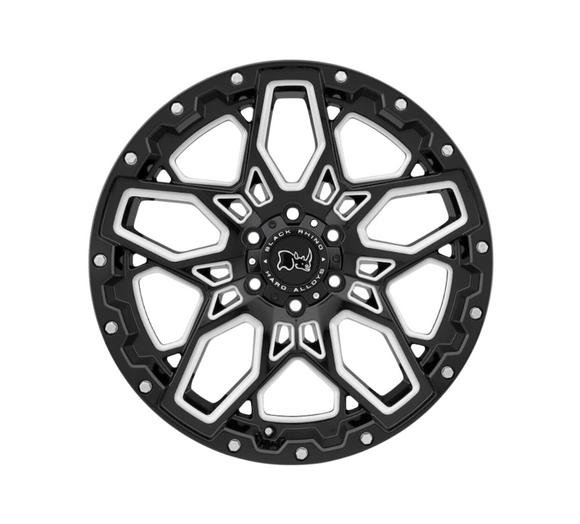 Llanta set de 4 Rhino-Shrapnel Mg-Mw Aro 20 6X135