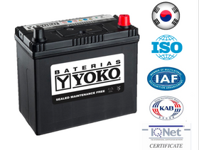 Bateria Yoko 40Ah N40l cca 360 (- + )