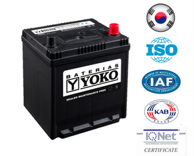 Bateria Yoko 50Ah 50d20l cca 450 ( - + )