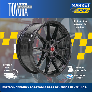 Llanta set de 4 Inugami aro 17 4X100/4X114 - 0