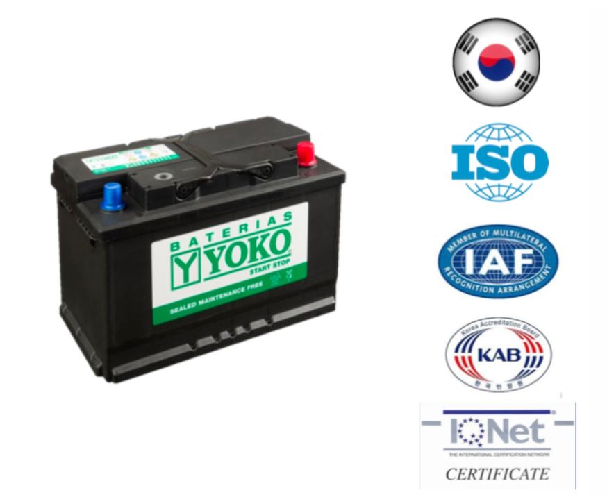 yoko Bateria Yoko 60Ah 55d23l cca 550 ( - + ) | marketcars