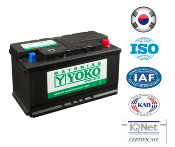 Bateria Yoko Start-Stop 70Ah Ec70 cca 650 ( - + )