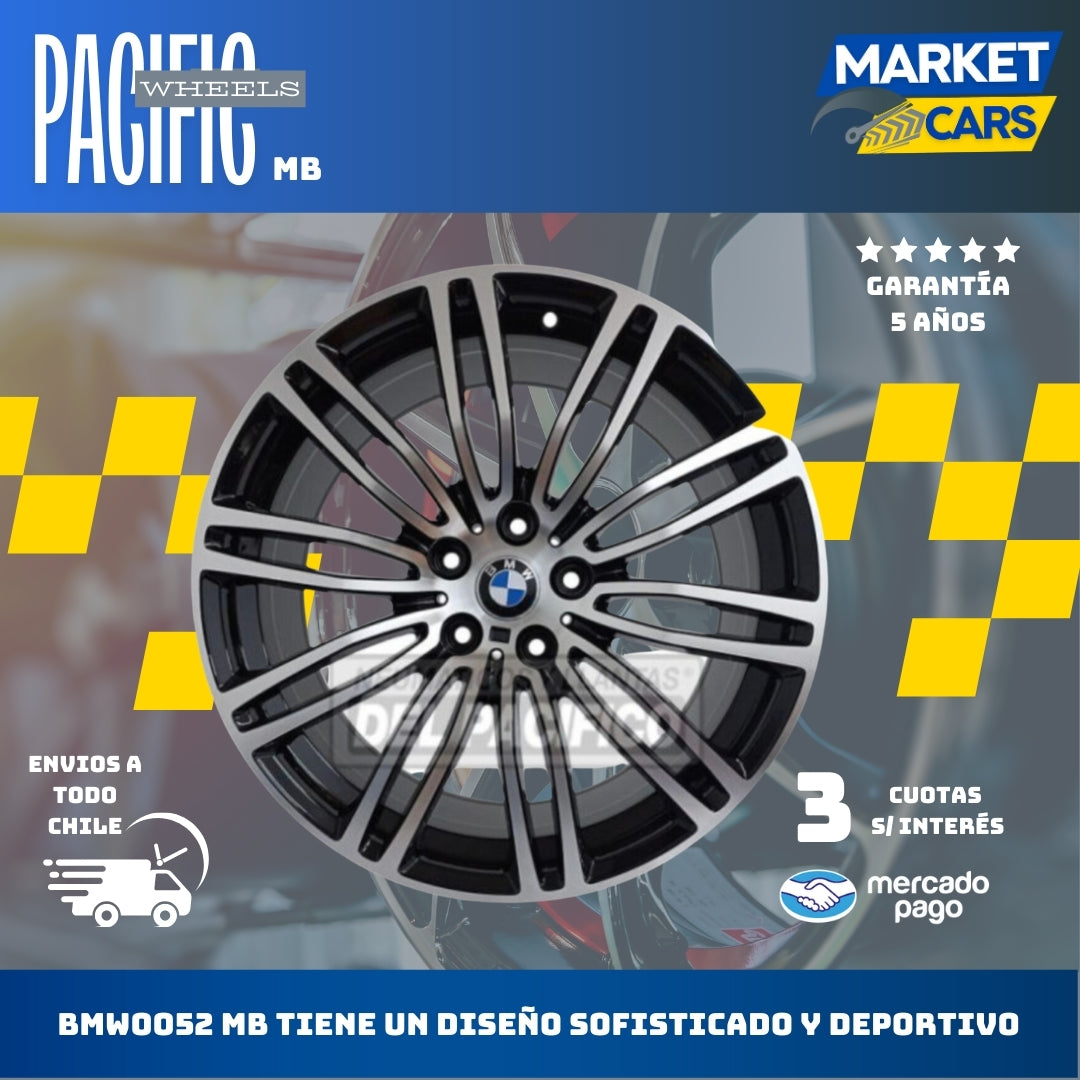 Llanta set de 4 Bmw0052 Mb Aro 19 5X120 - 0