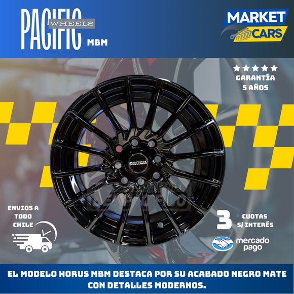 Llanta set de 4 Horus Mbm Aro 13 4X100/4X114