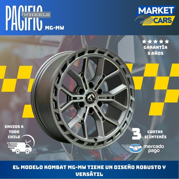 Llanta set de 4 Kombat Mg-Mw Aro 20 6X135