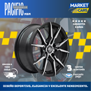 Llanta set de 4 Veneno Mbm Aro 17 5X100/5X114-2