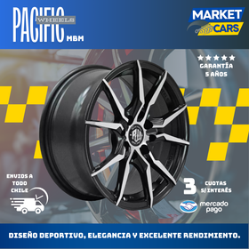 Llanta set de 4 Veneno Mbm Aro 17 5X100/5X114 - 0