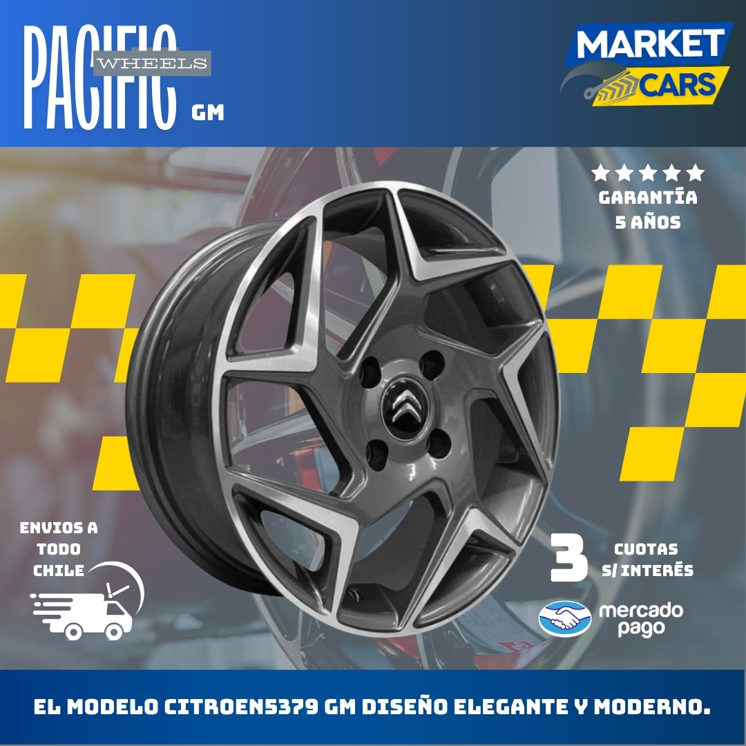 Llanta set de 4 Citroen5379 Gm Aro 14 4X108 - 0