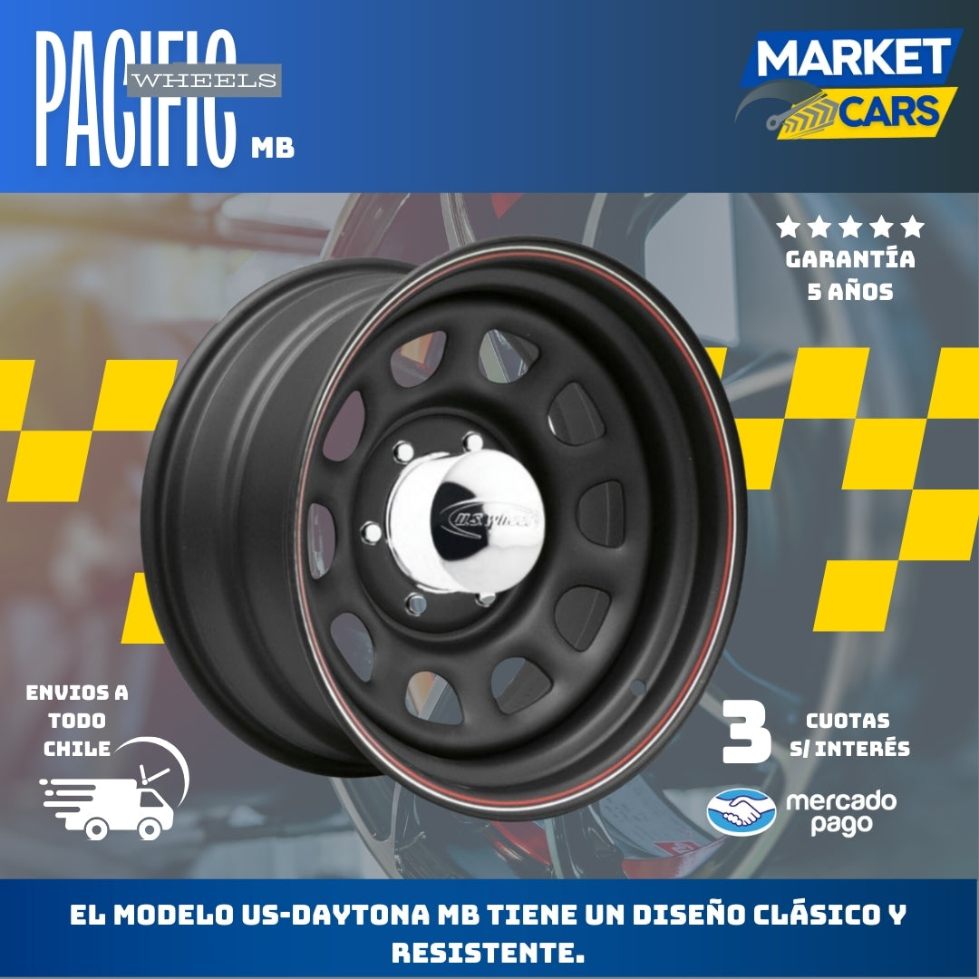 Llanta set de 4 Us-Daytona Mb Aro 15 5X139 - 0