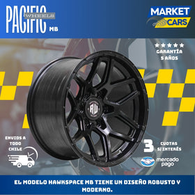 Llanta set de 4 Hawkspace Mb Aro 17 6X139 - 0