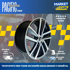 Llanta set de 4 Toyota7074 Mbm Aro 17 5X114 - 0