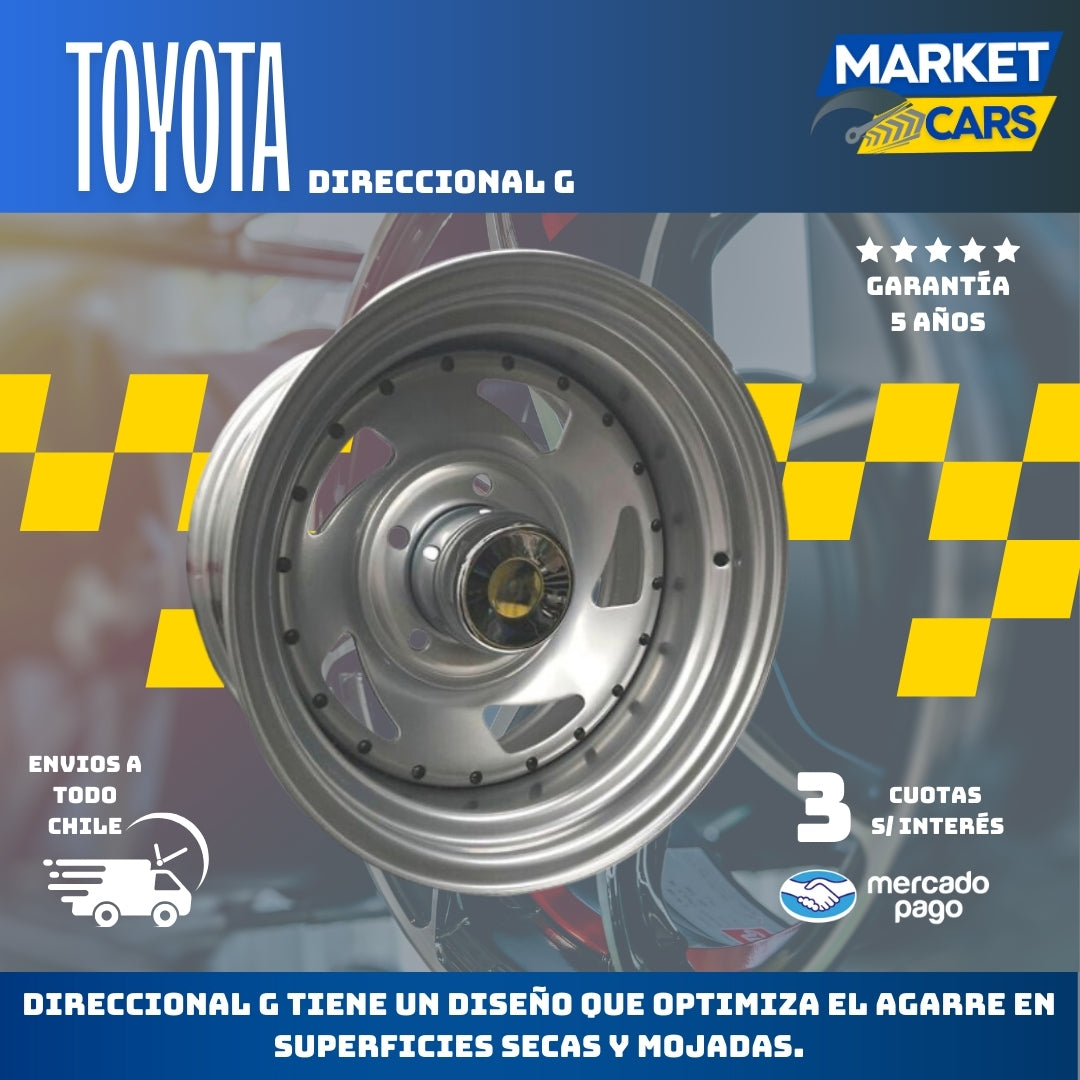 Llanta set de 4 Direccional G Aro 15 5X120 - 0