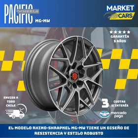 Llanta set de 4 Rhino-Shrapnel Mg-Mw Aro 18 5X127 - 0