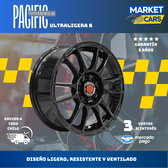Llanta set de 4 Ultraligera B Aro 15 4X100/4X108