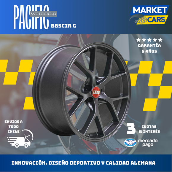Llanta set de 4 BBSCIR G Aro 18 5X100