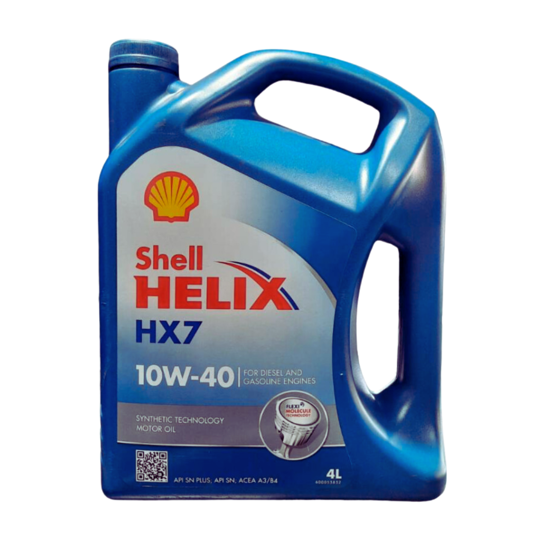 Aceite 10W40 4L Shell Helix Hx7 Azul Doble Sello