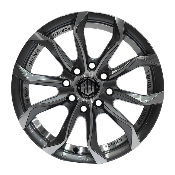 Llanta ARGUS 14x5.5, Gris grafito mecanizado, vista 2