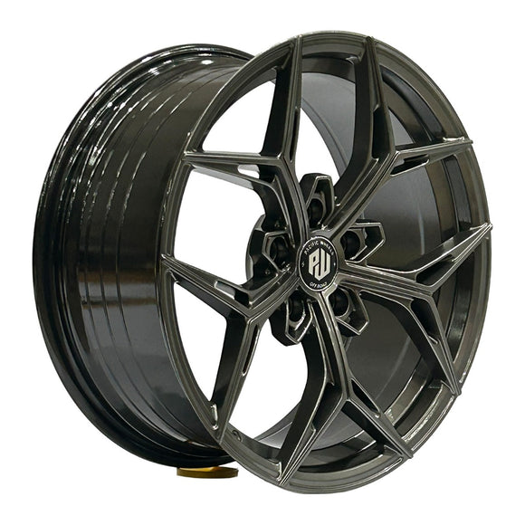 Juego de 4 llantas FC01 18x8 · 5X108 · ET 38 · Hyper Black
