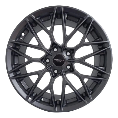 Juego de 4 llantas HRE-P200 17×7,5 5×114 ET35 · Gris grafito mate