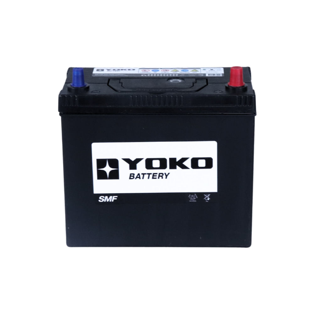Batería Yoko NX100S6L / 55B24L 45 Ah 430 CCA · Positivo derecha