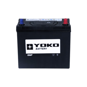 Batería Yoko NX100S6L / 55B24L 45 Ah 430 CCA · Positivo derecha
