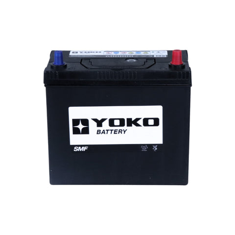 Batería Yoko NX100S6L / 55B24L 45 Ah 430 CCA · Positivo derecha