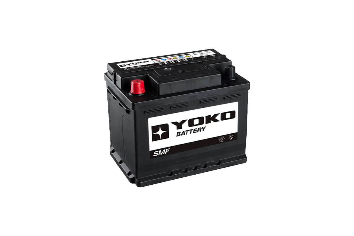 Batería Yoko 55565 55 Ah 480 CCA · Positivo izquierda