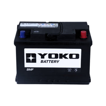 Batería Yoko 56638 66 Ah 540 CCA · Positivo derecha