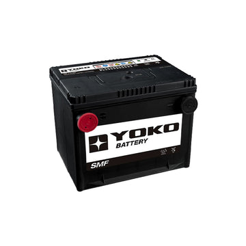 Batería Yoko 75-550 / 75-660 60 Ah 550 CCA · Positivo izquierda