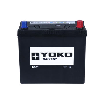 Batería Yoko NX100S6LS / 55B24LS 45 Ah 430 CCA · Positivo derecha