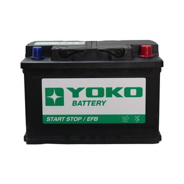 Batería Yoko EFB EC70-L3 70 Ah 690 CCA · Positivo derecha