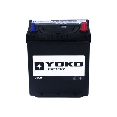 Batería Yoko 40B19FL 35 Ah 330 CCA · Positivo derecha