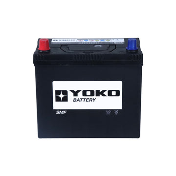 Batería Yoko 55B24RS 45 Ah 430 CCA · Positivo izquierda